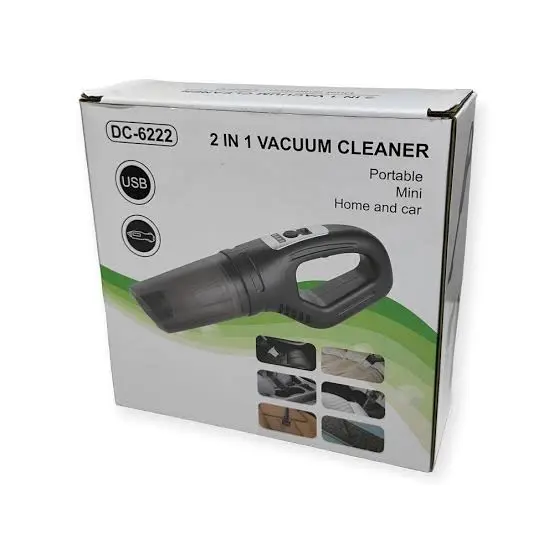 2 In 1 DC-6222 Vacuum Cleaner Portable Mini