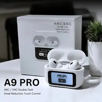 A9 Pro ANC/ENC Double Dark Noise Reduction Touch Control Wireless Earbuds E0482